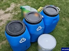 250 litrów zacieru i nielegalna aparatura. Policja zlikwidowała „fabrykę” alkoholu pod Ostródą