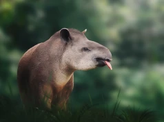 Pierwsze cielę tapira nizinnego od 14 lat powitane w brytyjskim zoo
