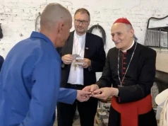 Wysłannik papieża w Ukrainie. Odwiedził ośrodek dla jeńców wojennych