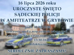 Święto Policji w Grybowie. Mundurowi zapraszają