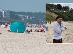 Włoch pojechał nad polskie morze. "Typowy lipiec nad Bałtykiem"