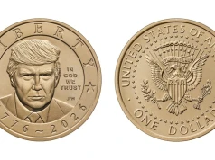 Amerykańska mennica zaczyna wybijać złote jednodolarówki z wizerunkiem Trumpa