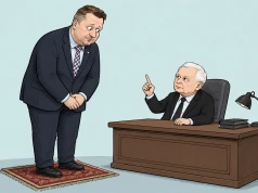 Czarnek na dywaniku