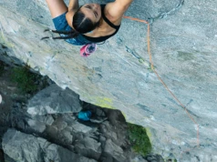 Quinn Mason kolekcjonuje drogi na Paradise Wall. Tym razem „Spectre del Norte” 8c+