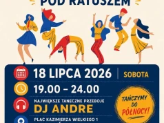 Potańcówka pod Ratuszem w Wieluniu w tę sobotę