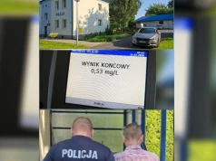 Przyjechał na policyjny dozór i chciał odjechać autem. Miał promil alkoholu