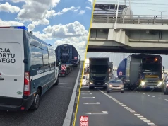 Ukraiński przewoźnik zablokował dwie autostrady tego samego dnia. Grozi mu maksymalna kara