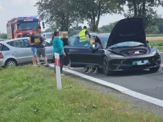 Zderzenie trzech pojazdów na krajowej „piątce” w Modlęcinie