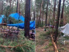 Gwałtowne burze nad Wielkopolską. Ewakuowano obóz harcerski