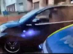 Subaru nie zatrzymało się do kontroli. Finał pościgu dla kierowcy był fatalny. Zobacz nagranie