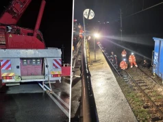 "Potężny świst, potem huk i plusk". Trwa akcja po wykolejeniu pociągu