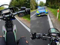 Na jednym kole wjechał wprost na policjantów. W kilka sekund stracił prawko i 1500zł. W zamian dostał 10 pkt karnych