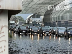 Ruch na trasie S8 odbywa się “płynnie”. Po raz kolejny zalany odcinek przy Annopolu