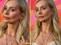Gdy wyszła na scenę TVP, wszyscy patrzyli tylko na nią. Uwagę zwraca wycięcie