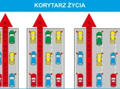 Korytarz życia może uratować życie. Policja przypomina zasady