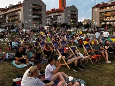 Kino plenerowe na osiedlu Zielonym