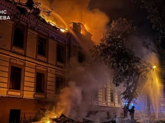 Rosjanie uderzyli w Kijów. Potężne straty, płonie kilka dzielnic