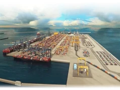Port Gdynia – zwodowano pierwszą skrzynię dla falochronu Portu Zewnętrznego. Waży 3700 ton