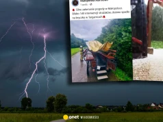 Burze nad Polską. Gradobicie i przewrócone łodzie. Drzewo spadło na bryczkę, są ranni