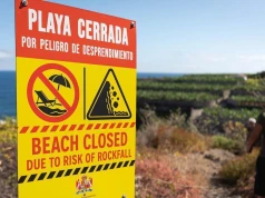 Siedem plaż na Teneryfie zamkniętych z powodu osuwisk