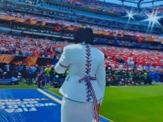 Zaśpiewała hymn USA na zakończeniu Mundialu. Sieć zapłonęła