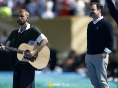 Tak Justin Bieber rozpoczął swój występ na mundialu. Zapowiedział go... Ted Lasso