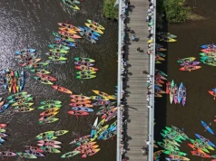 Sulejów potwierdził tytuł! Mamy nowy Rekord Polski – 455 kajaków na Pilicy!
