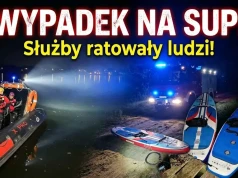 Nocny dramat na jeziorze! Łódź staranowała osoby na SUP-ach i uciekła. Są ranni