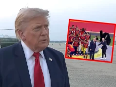 Trump przyszedł na finał i się zaczęło! Wszystko było słychać, TAK przywitali go kibice