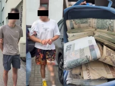 77-latka straciła 80 tys. zł metodą „na wypadek”. Policjanci odzyskali gotówkę, zatrzymali dwóch obywateli Ukrainy