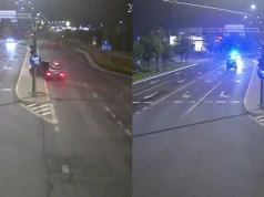Miał 2 promile i dwa dożywotnie zakazy. Przeleciał przez wysepkę wprost pod radiowóz