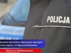 Nocny dramat nad Soliną. Mężczyzna skoczył z korony zapory, trwają poszukiwania