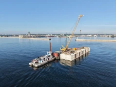 "Ciężki" krok na budowie Portu Zewnętrznego w Porcie Gdynia