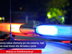 Prawomocny zakaz złamany po raz czwarty. Sąd nie miał litości dla 36-latka z Jasła
