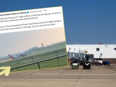 Groźne zdarzenie na lotnisku w Cincinnati. Boeing 777 uderzył ogonem o ziemię