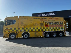 Pięcioosiowy, ośmiocylindrowy odkurzacz – Scania 660S z koparką ssącą MTS