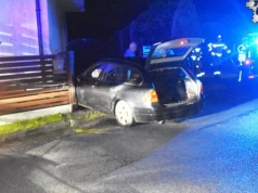 Pijany 19-letni Ukrainiec wjechał BMW w ogrodzenie w Rudnikach. Policja wnioskuje o deportację