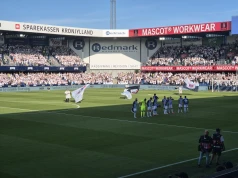 Stadion tętniący życiem. Aarhus miało dodatkowego zawodnika
