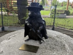 Nowa figurka chomika europejskiego w Jaworznie. To chomik Zorro