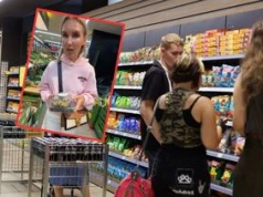 Rosjanie odwiedzili polski dyskont. "Nie wiem, jak teraz wrócić do domu"