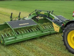 Krone wchodzi w zgrabiarki taśmowe: Swativo T 1040 Pro ma ograniczać straty liści i polepszyć jakość