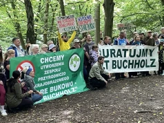 Spacer w obronie Starego Bukowa-Alt Buchholz