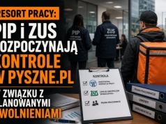 Resort pracy: PIP i ZUS rozpoczynają kontrole w Pyszne.pl w związku z planowanymi zwolnieniami