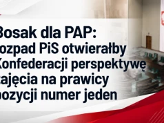 Bosak dla PAP: rozpad PiS otwierałby Konfederacji perspektywę zajęcia na prawicy pozycji numer jeden