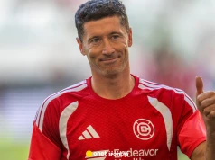 Tak Robert Lewandowski zachował się przed debiutem w USA. Znów to zrobił