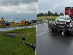 Koszmarny wypadek! Dwie osoby zginęły w zderzeniu ciężarówki z osobówką