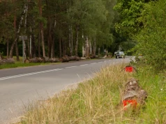 Kto podjął decyzję o ułożeniu kłód przy Sosinie? Urzędnicy nabrali wody w usta. MZDiM Jaworzno: Filozofowanie i dociekanie nie należą do naszych zadań