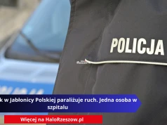 Wypadek w Jabłonicy Polskiej paraliżuje ruch. Jedna osoba w szpitalu