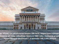 „Opera Nowych Możliwości’’- największa inwestycja od czasu odbudowy Teatru Wielkiego