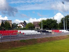 Nowe trybuny na stadionie w Dobrej w powiecie łobeskim